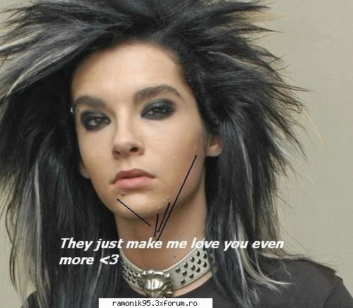Bill kaulitz - nu my am cuvinte:X:X:X:X:X:X:X - rock & th 4 ever