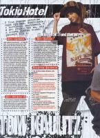 Tom kaulitz - intrebare e: Knd nu e fugarit? Urmarie generala k - rock & th 4 ever
