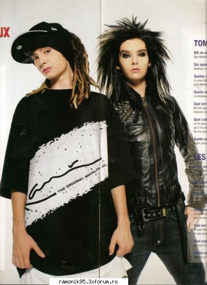 kaulitz twins - Ia uite ce serioshi erau aici De fapt,nu erau - rock & th 4 ever