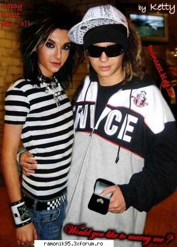 kaulitz twins - Din cauza imaginii probabil hey, hey, TommY nu - rock & th 4 ever